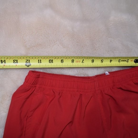 Men's Reebok Cross Fit Training Shorts Small Red Lightweight Athletic Activewear - Picture 6 of 9